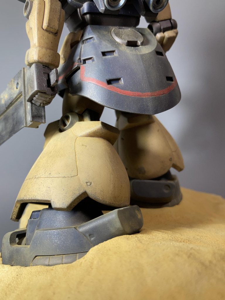 砂塵の中で/ドムトローペン重武装試作装備機–4枚目/制作者：yokuyoku