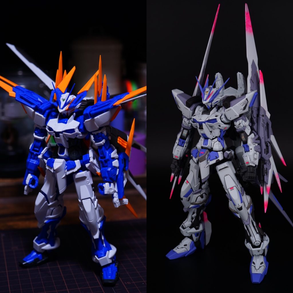 素組み比較です。