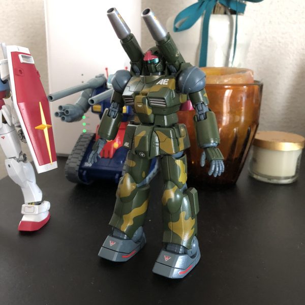 HGUC ガンキャノン　迷彩塗装
