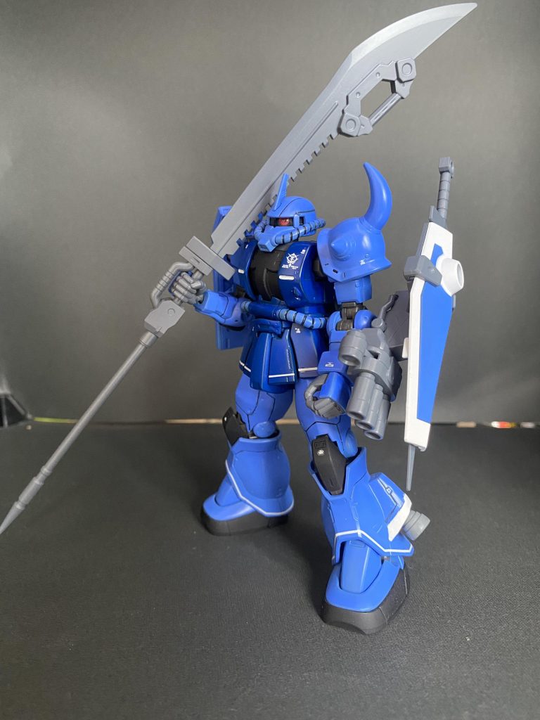 陸戦高機動型ザク(現地改修型)–2枚目/制作者：@Sir25819231