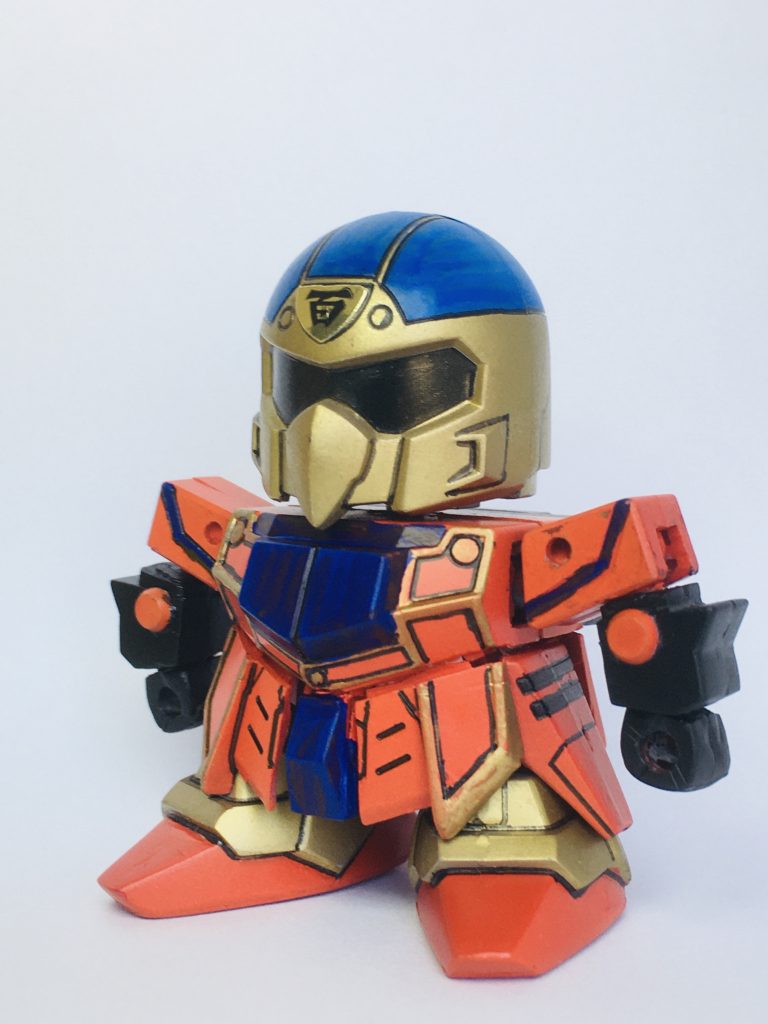 SDガンダム 武者百士鬼改　箱絵再現–2枚目/制作者：@aniosu1