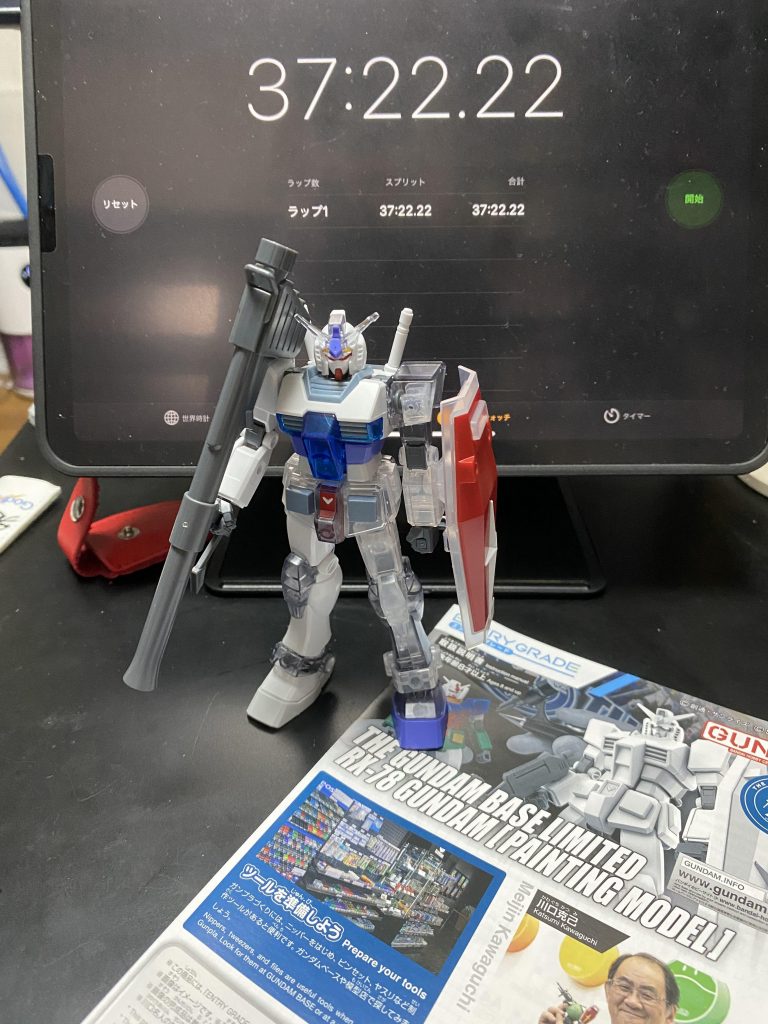 30分は切れませんでした。色の組み合わせに迷ったりしてたのが敗因。