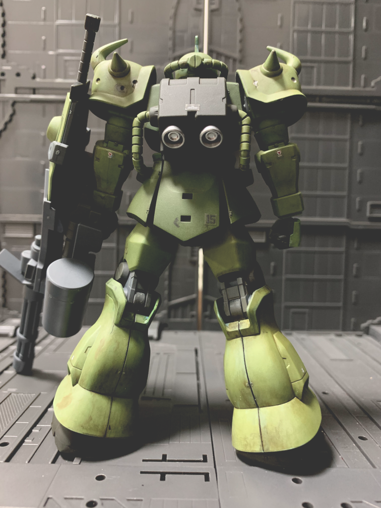 バックショット。バーニアノズルはシルバー塗装しています。