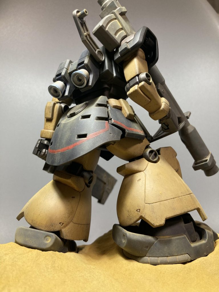 砂塵の中で/ドムトローペン重武装試作装備機–6枚目/制作者：yokuyoku