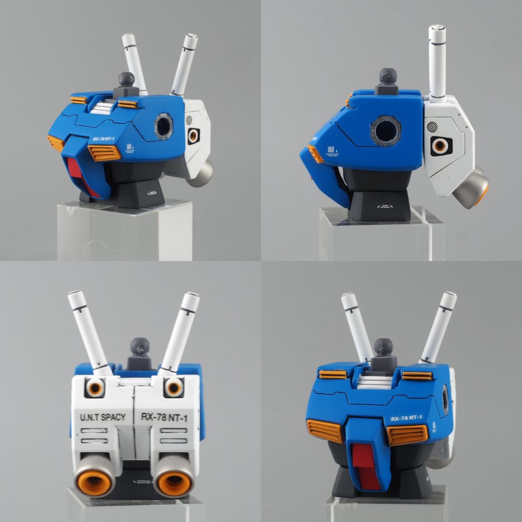 胴体はHGアメイジングレッドウォーリアをベースにしてます。コクピットハッチのところは延長加工してます。