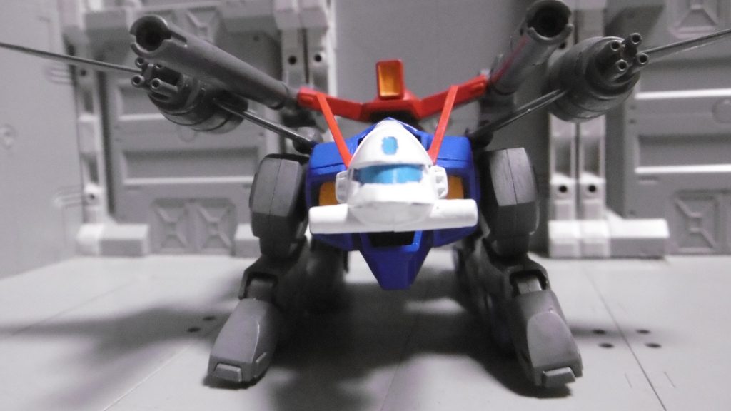 首の角度は一応固定のつもり。首を伸ばしたらただのバクゥ。