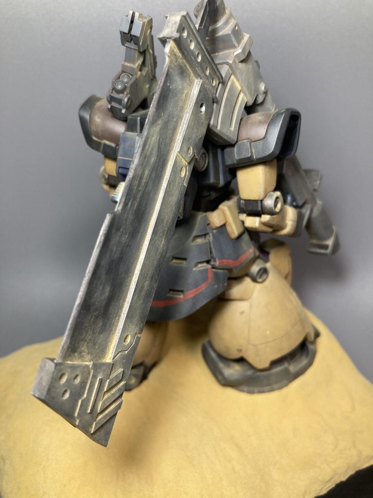 砂塵の中で/ドムトローペン重武装試作装備機–9枚目/制作者：yokuyoku