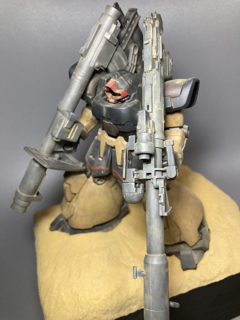 砂塵の中で/ドムトローペン重武装試作装備機–8枚目/制作者：yokuyoku