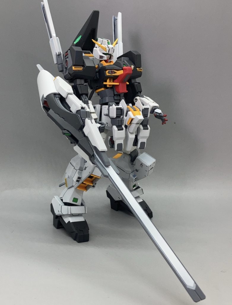 コンポジットシールドブースター装備。アンテナは普通のも作ってます