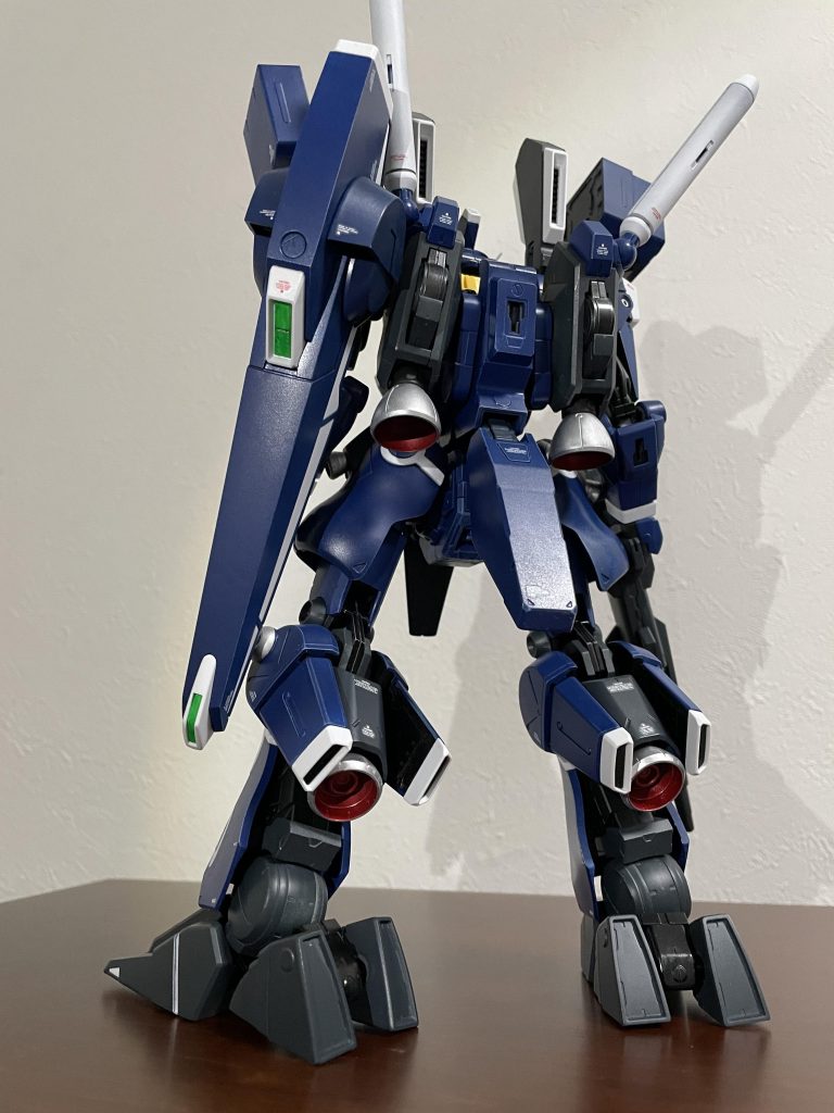 後ろです！ビームカノンはEx-Sに寄せて白にしました、色の雰囲気は変えましたけど共通点は作りたかった！