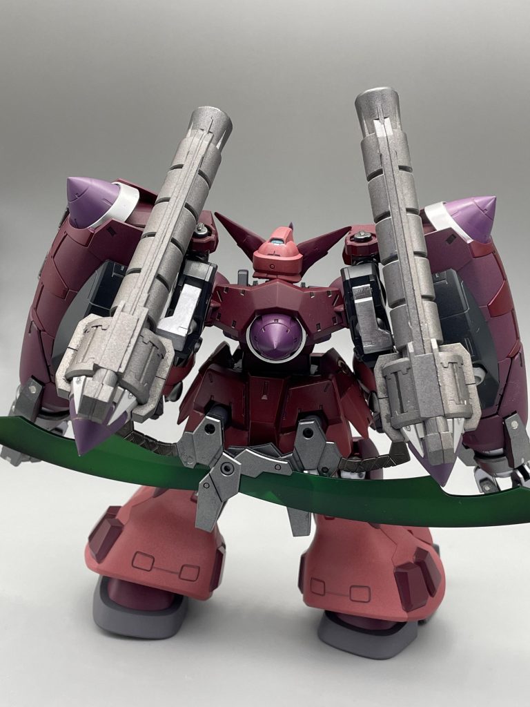 背面よりオーガバインダーの存在で後ろ側に重心が傾くのでブンドドが大変です…