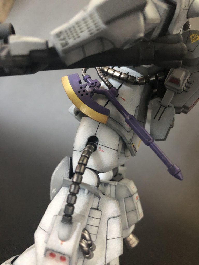 ヒートホークも頑張ってオレンジ→イエロー→ホワイトという感じでグラデーション塗装してみました。