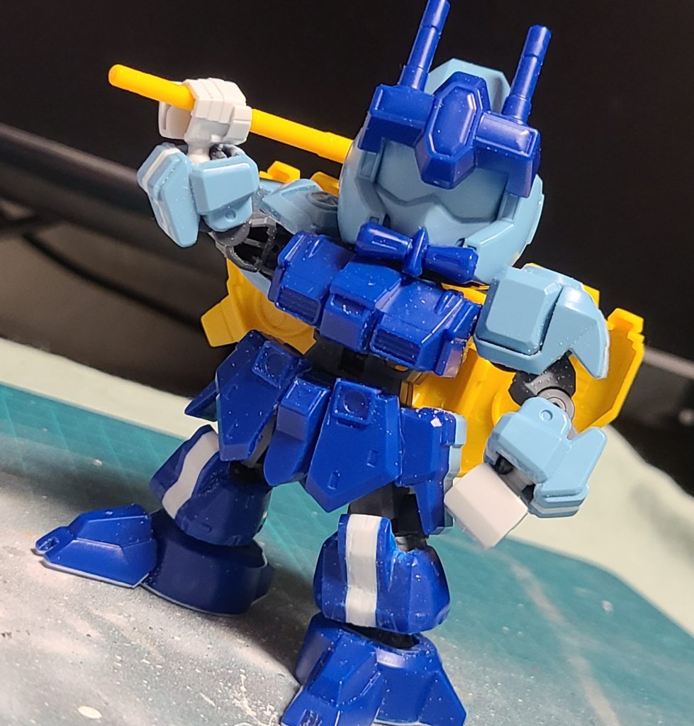 以上、制作工程でした。非可動モデルを改造する時、この改造方法が参考になれば幸いです。