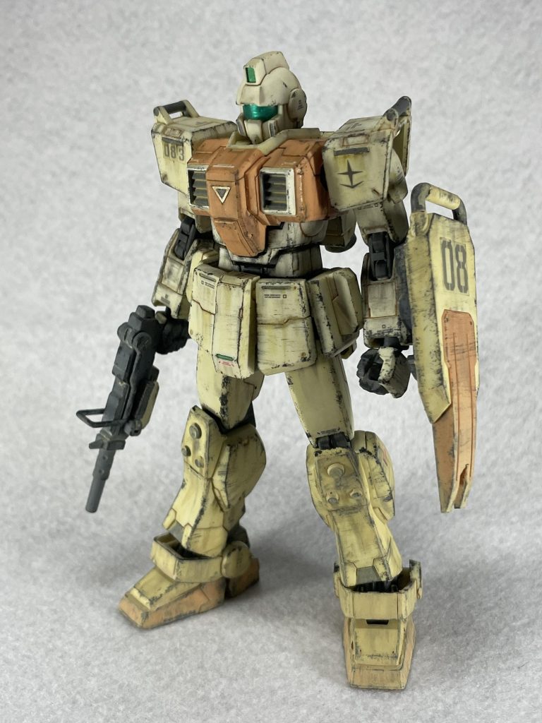 【汚しすぎた】HGUC 1/144 陸戦型ジム–2枚目/制作者：美作孝好
