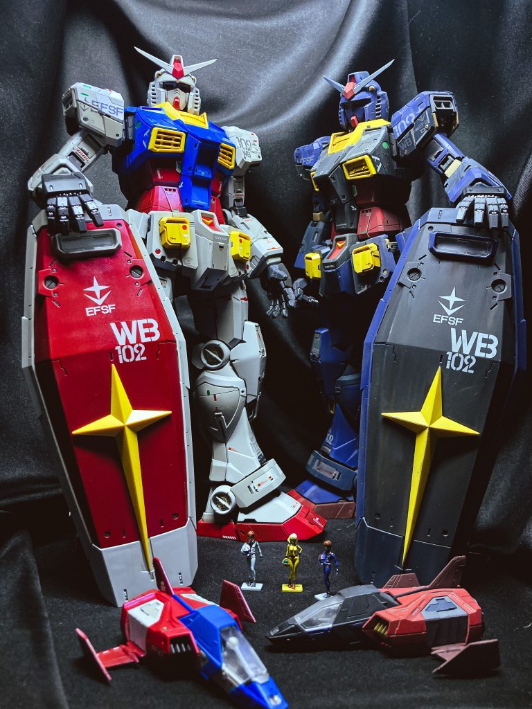 PGU Rx-78-2 ガンダム & ガンダム–2枚目/制作者：@Nekohige0511