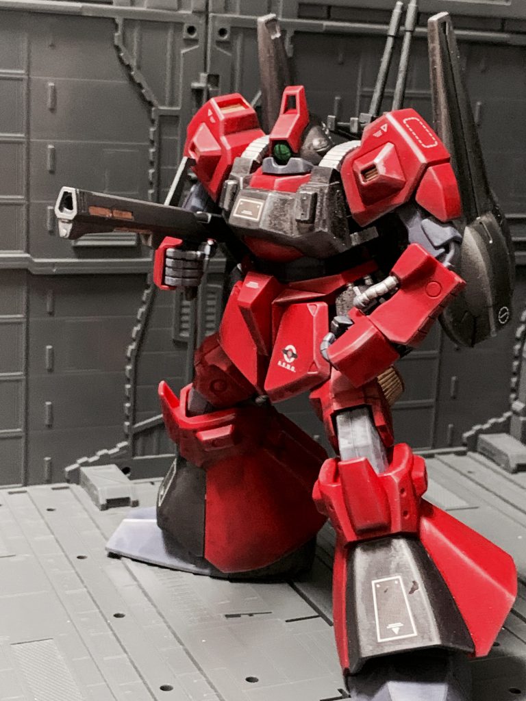 クレイバズーカ。アクセントにゴールドで部分塗装しています。