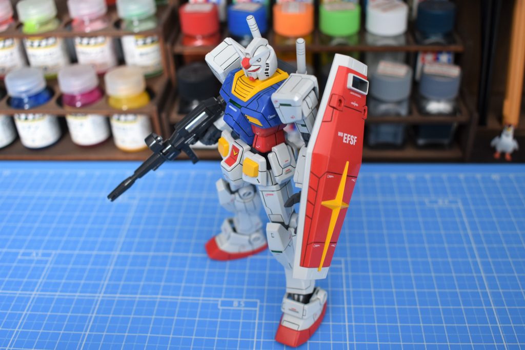 HGUC ガンダム–2枚目/制作者：しろもももぐ