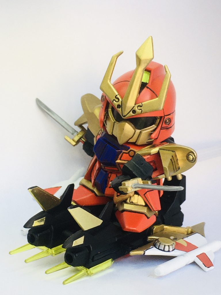 SDガンダム 武者百士鬼改　箱絵再現–4枚目/制作者：@aniosu1