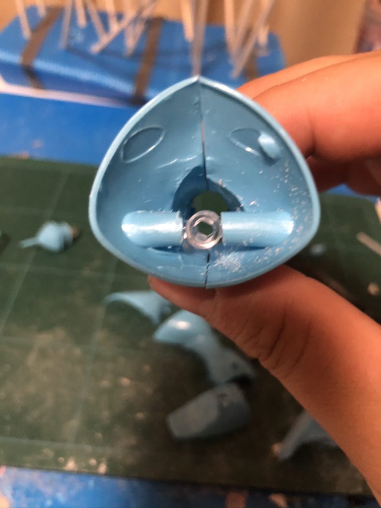 関節もアレンジしました