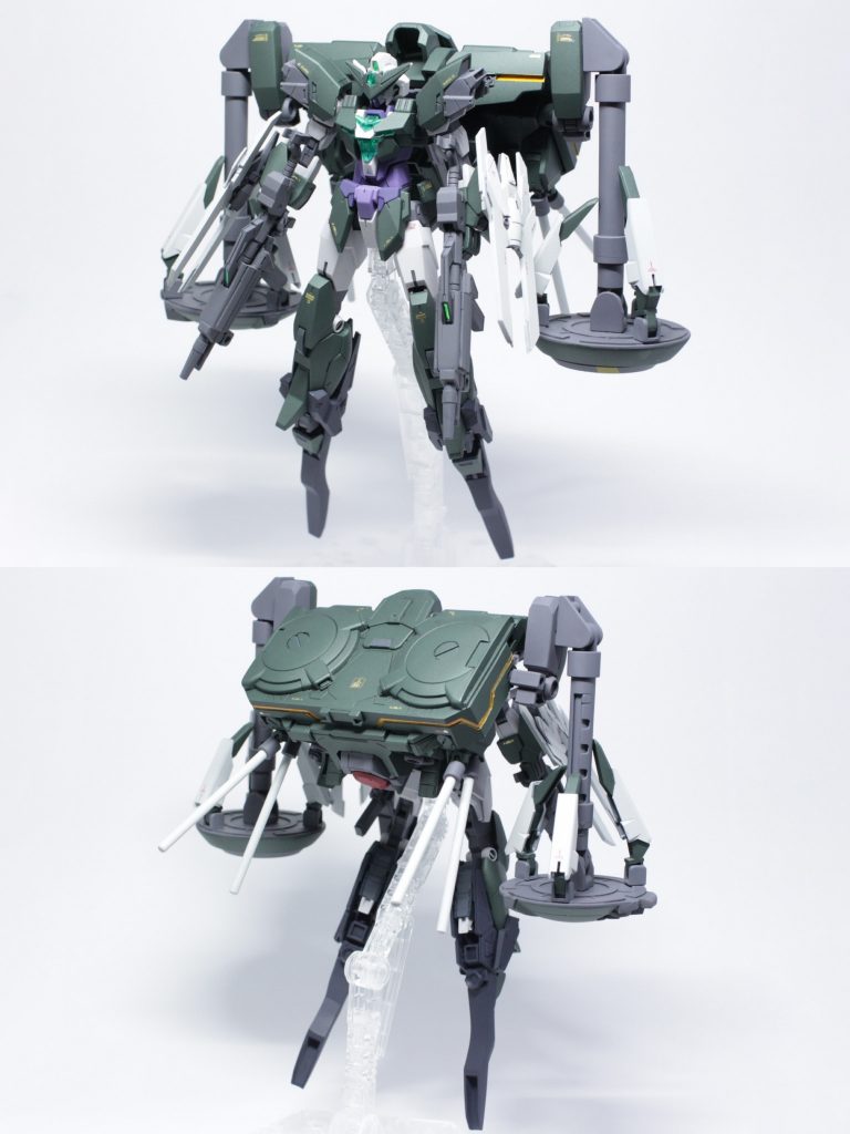 黄道十二星座のひとつ「てんびん座」をモチーフに索敵・情報戦特化であるEWACタイプのアーマーを製作しました。独自の縛りにより、マーキュリー〜ジュピターに共通するパーツ、いわゆるAランナーに相当する部分は一切加工していません。そのかわりアーマーごとに変更がある部分は、既存アーマーのどれとも異なる独自の形状になるように気をつけて制作しました。いい感じに「ありそう感」が出てたら嬉しいです。