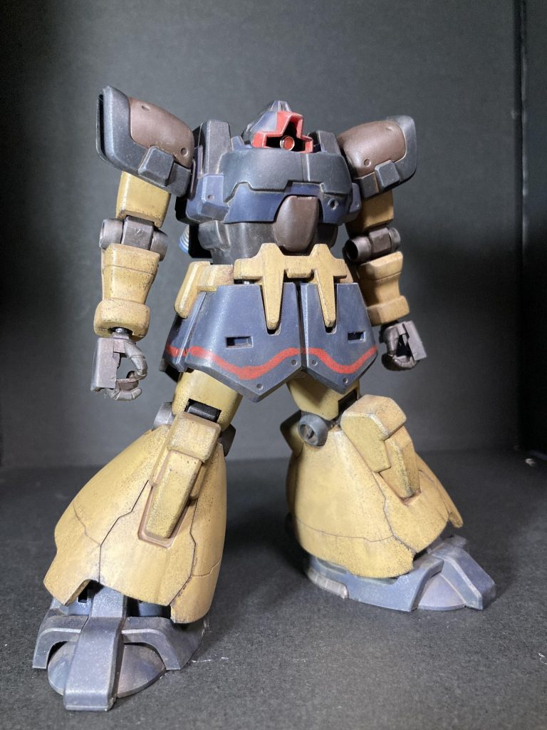 砂塵の中で/ドムトローペン重武装試作装備機–2枚目/制作者：yokuyoku