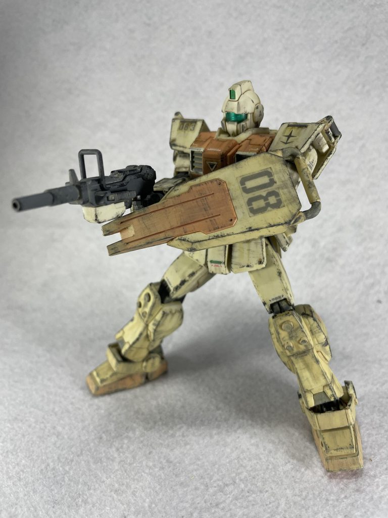 【汚しすぎた】HGUC 1/144 陸戦型ジム–4枚目/制作者：美作孝好