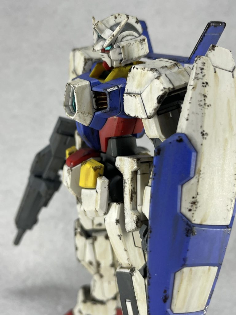 今回本格的にウェザリング仕上げをしてみたのですが、所々荒さが出ちゃってます！（汗）