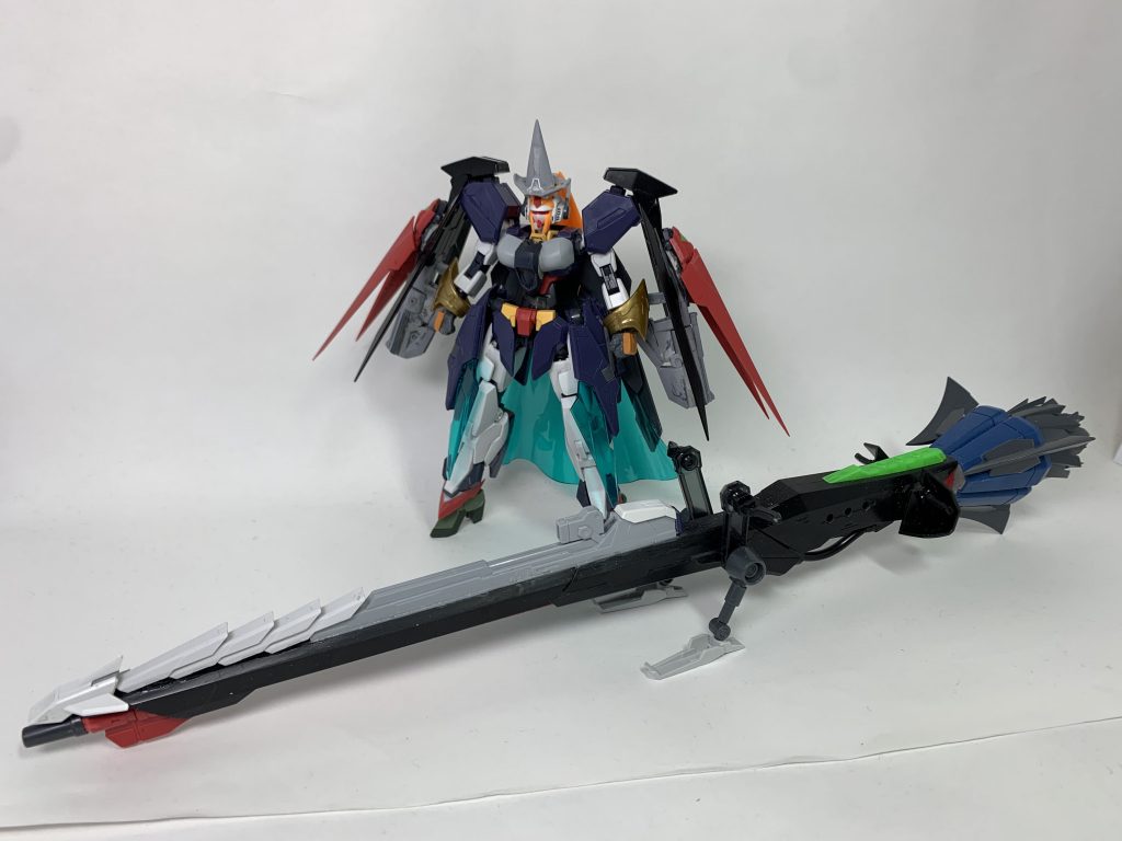 ライドバスターホーキーのミキシング。ほぼメガミデバイスのバレットナイツランチャーのをベースに、ジャンクパーツを足してます。