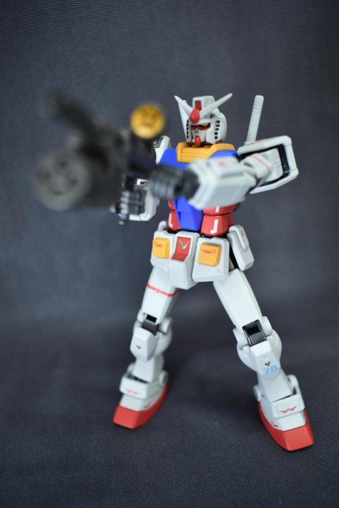 ピントがボケてるけどビームライフル(スーパーナパーム付属)スーパーナパームは雑誌のガンプラエースの付録の物です。