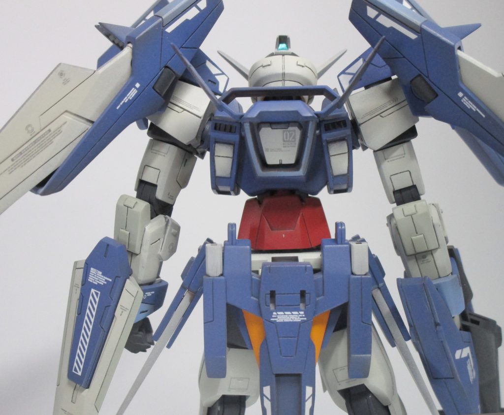 背面。小さなスラスターもちゃんと作りました!