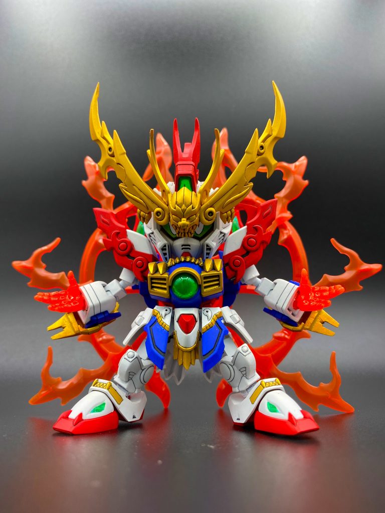 「灼熱金剛!」金剛夜迦を作っていないので合身できません…以降孟獲一人で。