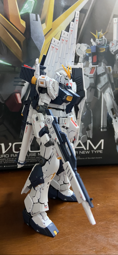 自分なりに墨入れ綺麗に出来たかなとは思います。やはりMGのカトキもですがRGもほんと惚れ惚れするくらいカッコいいです😄