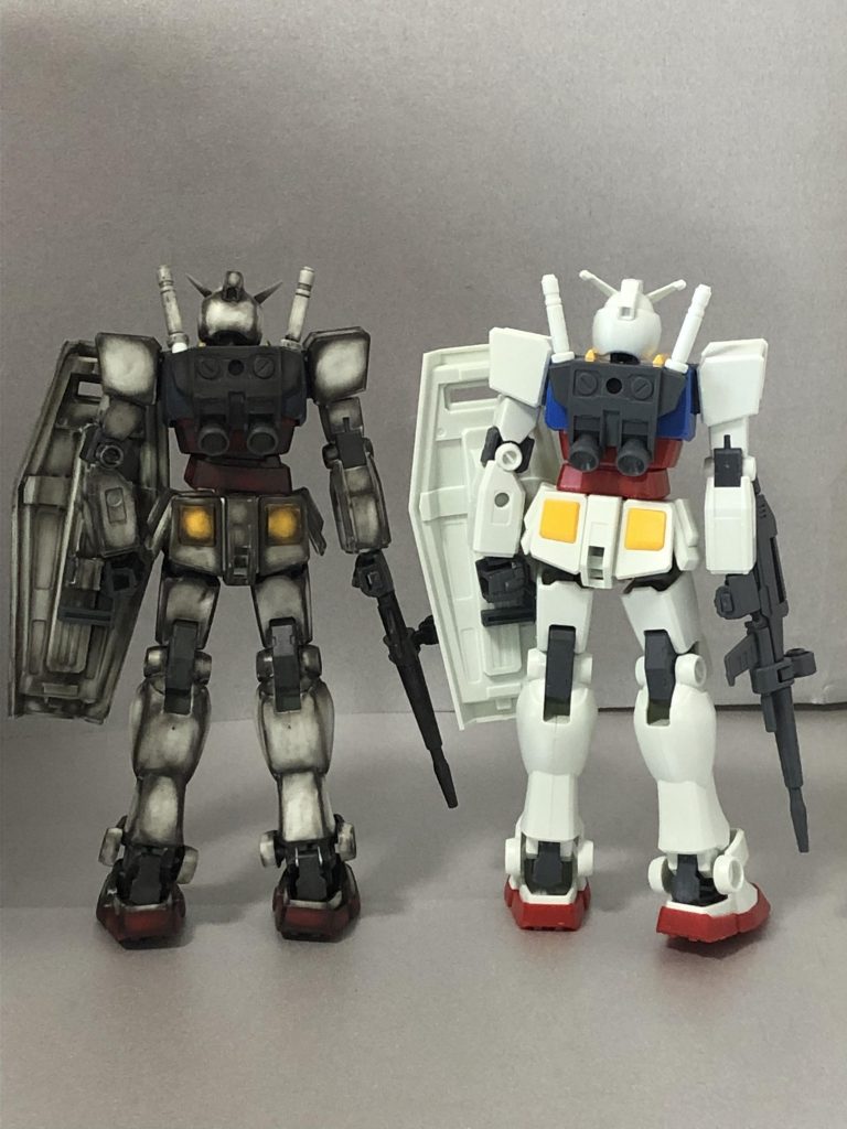 明らかに真っ黒にしすぎています。作っていて自分の下手くそさに、驚愕してしまいましたw