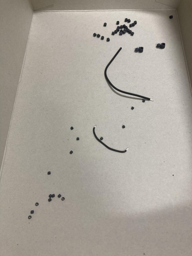 組み立て前の動力パイプです…細かい！