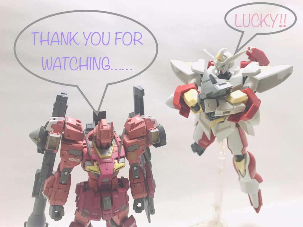 ということでパーフェクトOガンダムレッドウォーリアでした。ご観覧ありがとうございました。よかったら他の作品もぜひ！