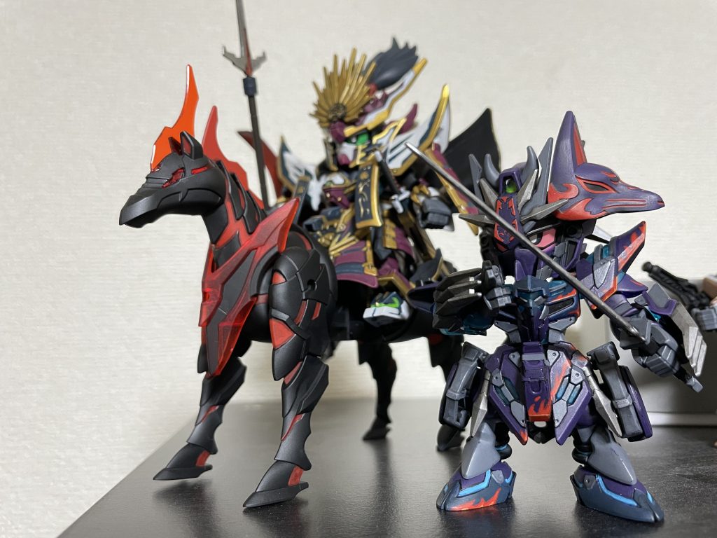 お館様と。撮影ブースに収まりきらないのでその辺で撮りました。