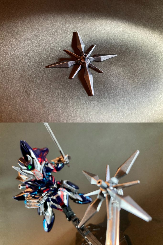 【六文手裏剣 貉(むじな)】