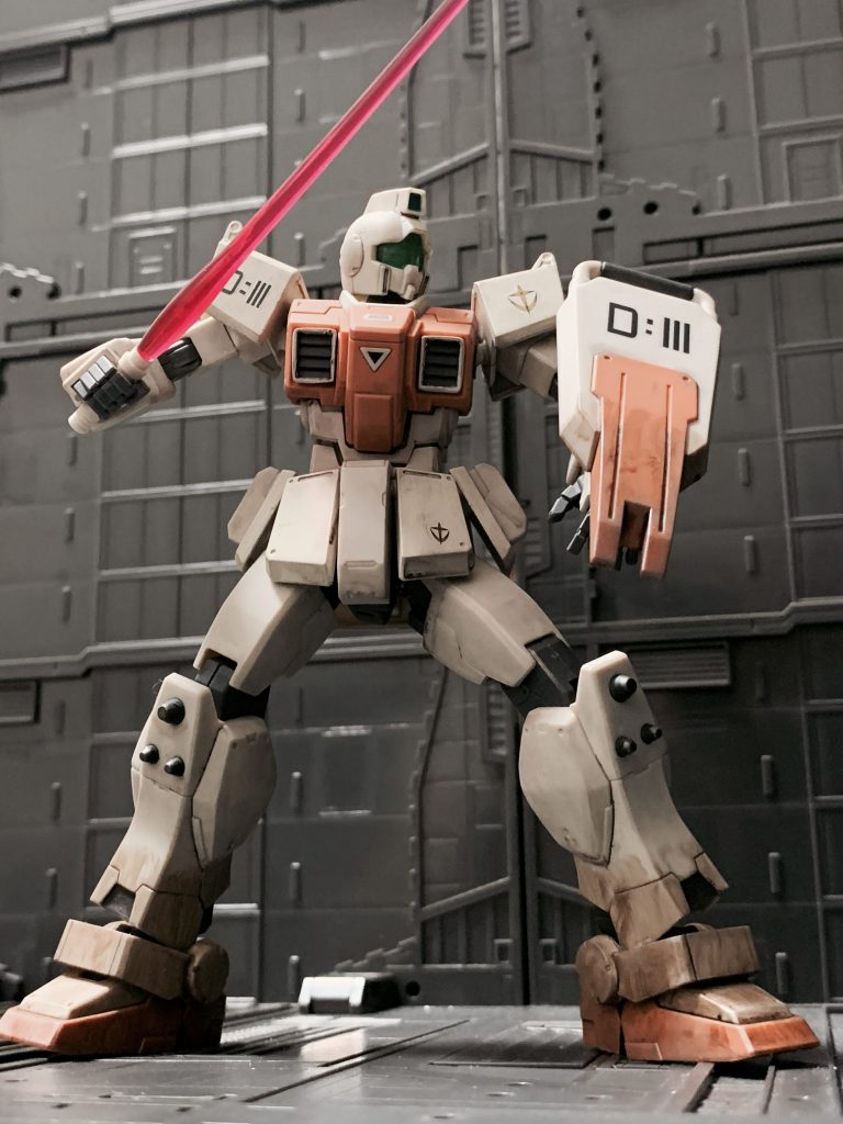 ビームサーベル。「俺はやりますよ、やりますとも！」