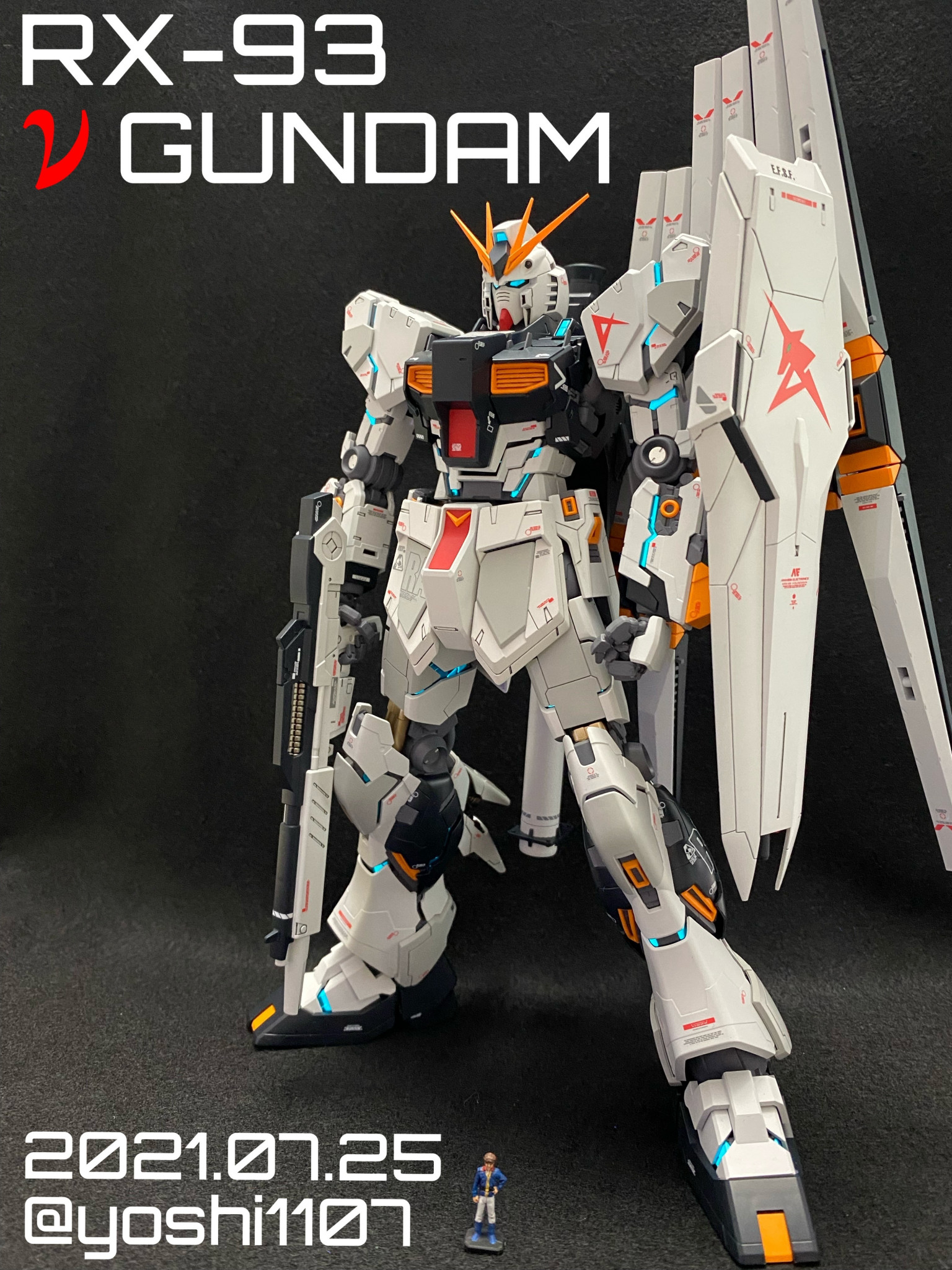 MG νガンダム Ver.Ka (サイコフレーム発動イメージカラー)