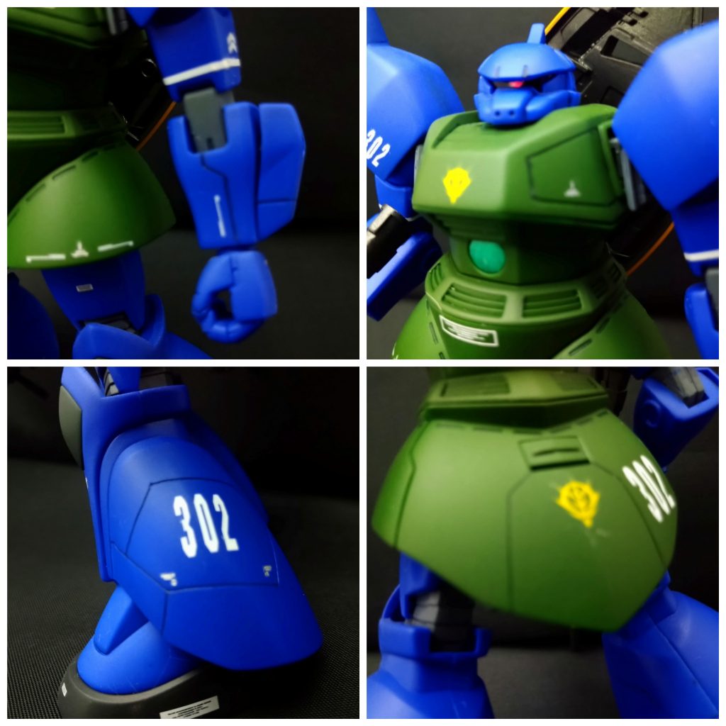 筋彫り追加した部位など