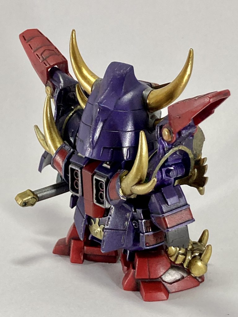 背面②右肩の鎧パーツ紛失😢