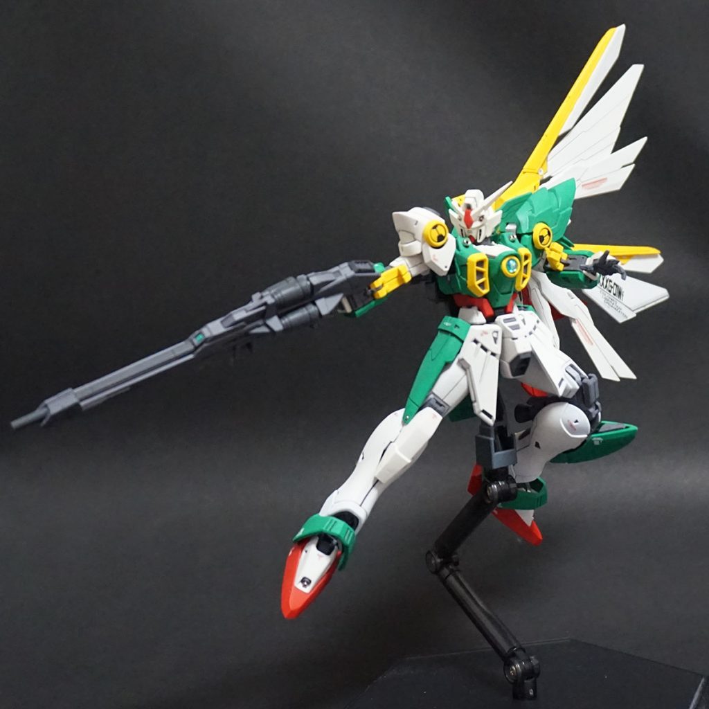 バスターライフルカスタムを構えて