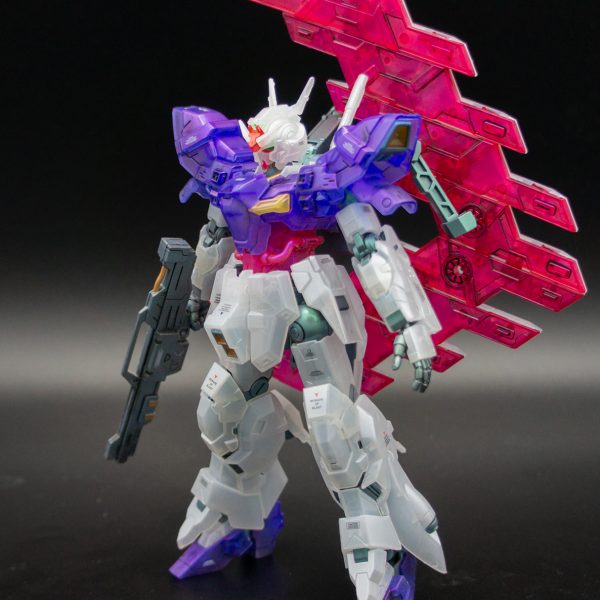 HGUC MOON GUNDAM-Clear body Pearl paint  version-