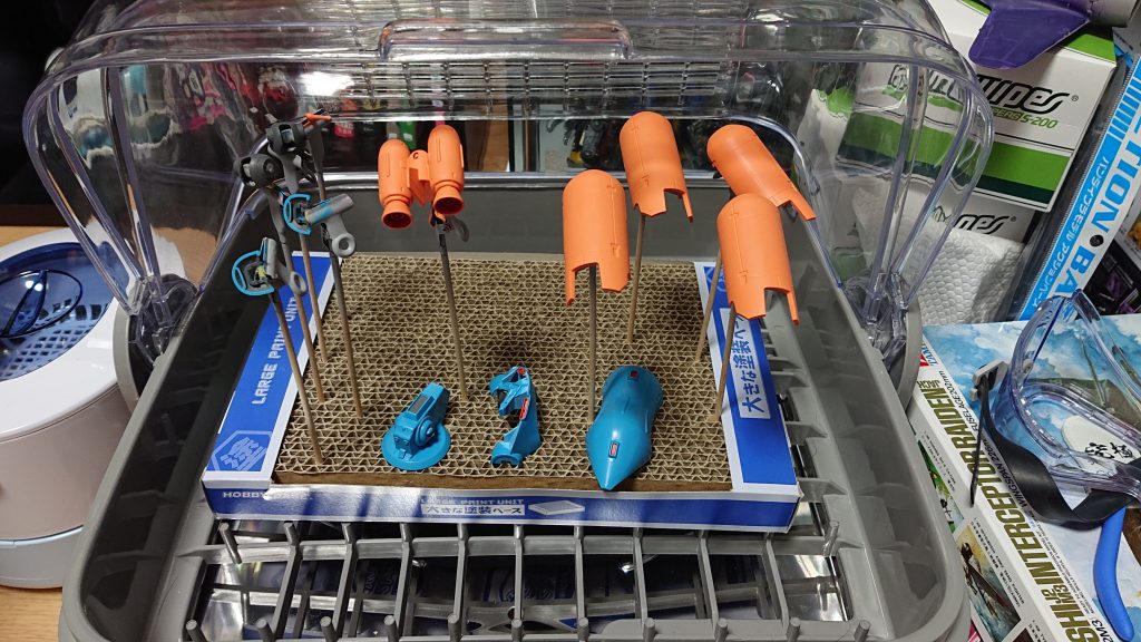 ファレホで基本色を塗装した所