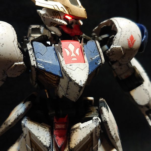 1/100 フルメカニクス バルバトスルプスレクス(ミキシング、部分塗装、電飾、ウェザリング)