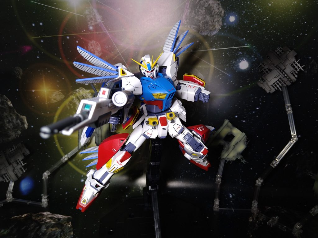 ライフル装備V-TYPEに付属されたライフルは形状が良くお気に入り色分けもされていてよい出来でした