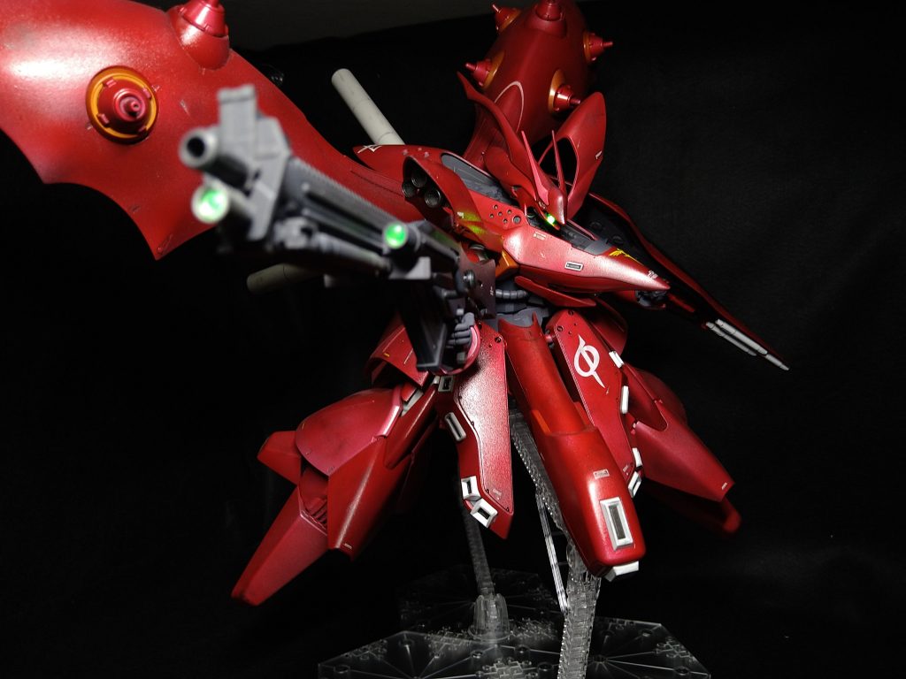 ライフル装備ライフルのセンサー部をクリアパーツに変更先端部は少々手を加えた