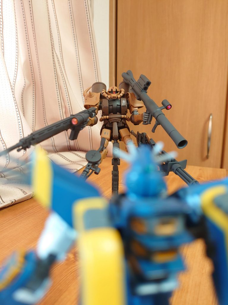 バルブスと遭遇するハリソンさん。