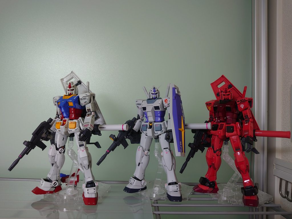 我が家のMG三人衆😉今回もご覧いただきありがとうございました(｀･ω･´)ゞ