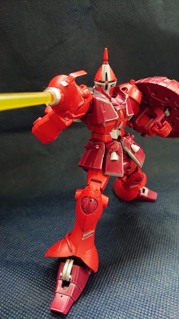 フェンシングスタイル。マ・クベでなく、シャアがやるかな😅